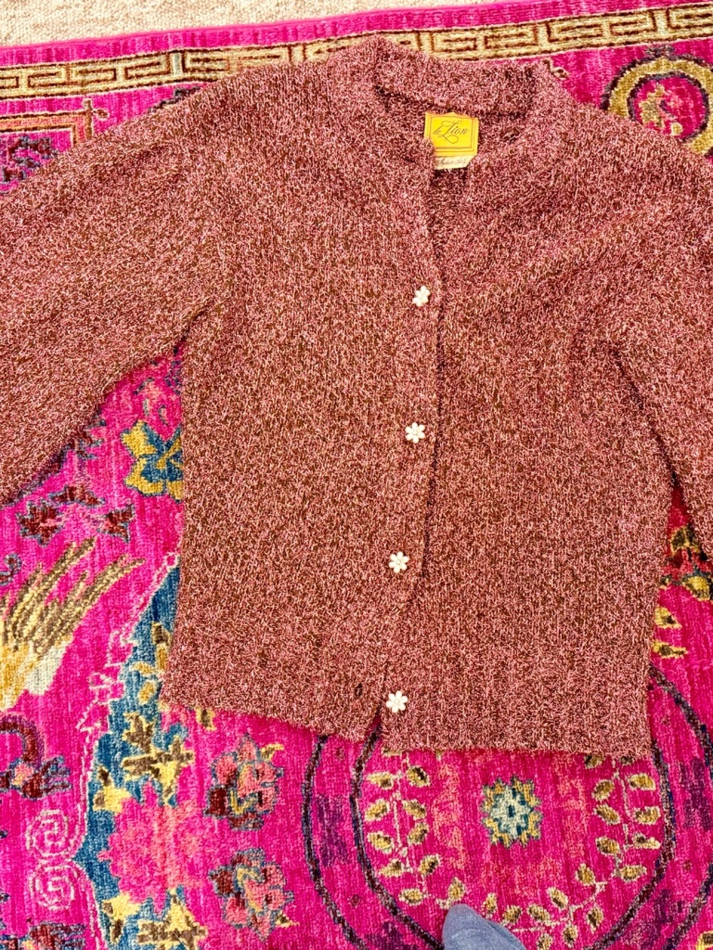 Le Lion Made in Italy Sparkly Cardigan